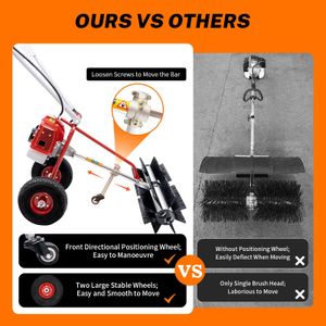 Petrol Garden Sweeper 43cc – Powerful Outdoor Leaf & Debris Cleaner