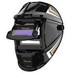 TOOLIOM Flip Up Welding Helmet 3.64 x 1.67 inch Auto Darkening Clamshell Welding Mask True Color Lift Front Welding Hood