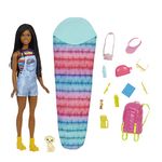 Barbie It Takes Two “Brooklyn” Camping Doll with Puppy & 10+ Accessories, 3 to 7 Years , Black