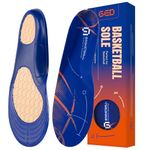 Excefore Basketball Insole,Blue,Basketball Sole Men?Us 8 -8.5?