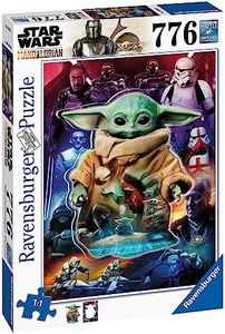 Ravensburger Star Wars The Mandalorian: Grogu's Journey 776 Piece Large Format Jigsaw Puzzle for Adults - 16916 - Every Piece is Unique, Softclick Technology Means Pieces Fit Together Perfectly