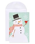 American Greetings Blank Holiday Cards with Envelopes, Snowman (48-Count)