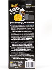 Meguiar's Headlight Restoration Kit – Complete Lens Cleaning System