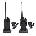 Retevis RT29D Long Distance Walkie Talkie, DMR Two Way Radio, IP67 Waterproof, 3200mAh, 128 Channels, Digital Walkie Talkies with Good Encryption for Hotel, Warehouse, Farm(Black, 2 Pack)