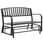 Metal Outdoor Glider Bench Waterpro