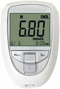 Total Cholesterol Meter Cholesterol Analyzer Cholesterol Monitor + 10x Chips