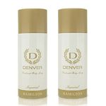 DENVER Imperial Deodorant (165ML Each) Pack of 2 | Long Lasting Deo Body Spray for Men