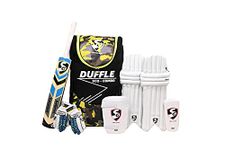 SG heavy duty nylon Kashmir Eco Cricket Kit for youth, Size 5 (Ideal for age between 9 to 12 Yrs, Multicolour)