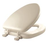 Bemis 113EC006 Mayfair Deluxe Soft Elongated Toilet Seat with Easy Clean and Change Hinge Bone