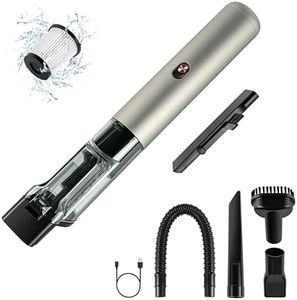 booborny Handheld Vacuum Cordless Rechargeable Portable 16000pa Strong Suction and High Power, Hand Vacuum Cordless with 10-20 Mins Long Runtime Lightweight Hand Vacuum for Car Pet Hair Home Office