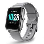 Octandra Move VeryFitPro Smart Watch HR Heart Rate Sleep Monitor IP68 Waterproof Activity Fitness Tracker Step Counter Pedometer Exercise Running Watch Fitness Watches for Men & Women (ID205L) (Grey)