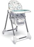 Mamas & Papas Snax Adjustable Highchair, 3 Recline Positions, Foldable with Removable Tray - Happy Planet (Pack of 1)