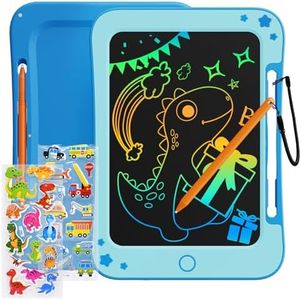 TEKFUN Tablette Dessin Enfant Jouets Enfant 2 3 4 5 6 Ans Garçon Fille, Tablette d'écriture LCD 8,5 Pouces Ardoise Magique, éducatifs Jouet Cadeaux d'anniversaire de Noël pour Enfants (Bleu)