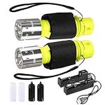 HECLOUD Diving Flashlight with Rech