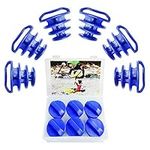 CANALHOUT 6 Pack Universal Kayak Scupper Plug,Environmentally Friendly TPR Material,Size from 1.25 Inches to 2 Inches,Float on The Water (Navy)