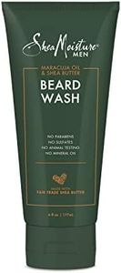 SheaMoisture Beard Wash for a Full Beard Maracuja Oil & Shea Butter to Deep Clean and Refresh Beards 6 oz