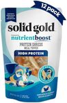 Solid Gold Dog Food Topper - 12 Pack Protein Shreds Wet Dog Food Topper w/Chicken & Carrots - High Protein Meal Toppers for Dogs to Support Muscle Growth and Overall Immunity