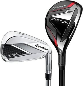 TaylorMade Stealth 2 Iron Combo Set 3/4 Rescue 5-PW Right Handed Steel Regular