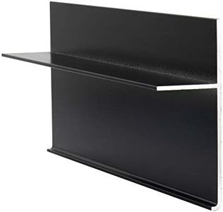 RecPro RV Slideout Trim | 92" Length | Black or White Color Options | Aluminum | Made in The USA (1 Trim Piece, Black)