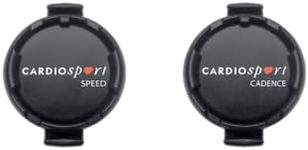 Cardiosport SOLO Bluetooth ANT+ Wireless Bike Speed, Distance and Cadence RPM Sensors for, Garmin, Wahoo, Sigma, Zwift, iOS/Android