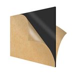 SimbaLux Acrylic Sheet Black Opaque Cast Plexiglass 12” x 12” Square Panel 1/4” Thick (6mm) Plastic Plexi Glass Board with Protective Paper for Signs, DIY Display Projects, Craft, Easy to Cut