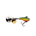 Berkley Pulse Spintail, Jig Lure with Spinner Blade & Berkley Fusion Treble Hook - Long Casting Hard Bait for Perch, Trout, Pike, Unisex,Firetiger, 14g | 70mm