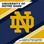 Notre Dame Fighting Irish 2025 12x12 Team Wall Calendar