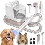 【400w&12 000pa】Redroad P17 Dog Grooming Kit, 【6-in-1】Function with 3-Position Adjustment for Pet Grooming, Shaving and Vacuuming,Silent Design Trimming Cat&Dog Hair Vacuum Adsorption Can Suck 99% of Pet Hair