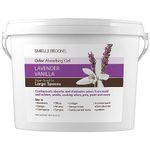 SMELLS BEGONE Odor Absorber Gel - 1 Gallon - Air Freshener & Odor Eliminator for Homes, Garages & Commercial Buildings - Industrial Size & Strength - Lavender Vanilla Scent