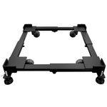 Chiller Washing Machine Stand- Adjustable Metal Trolley with Wheels for Home with 4 Anti Vibration Rubber Grips- Stands upto 160 Kg Weight, Also Suitable for Dishwasher, Air Cooler, Black