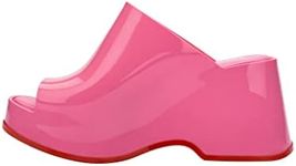 Melissa Patty Platforms for Women, Pink/Red, 5