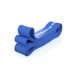 THE X BANDS Long Resistance Bands - Squat Bands - Booty Band - Pull Up Bands - Loop Bands - Fitness Bands Resistance Long - Rubber Resistance Bands - Extra Strong Resistance Bands - 150 Lb Blue