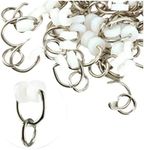 Curtain Track Rail Gliders Slider Runner hanging Glider Wheels White Curtain Track Rail Glider Runners for Window Curtain Door Curtains Pack of 30.