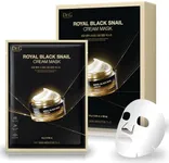 Dr.G Royal Black Snail Cream Korean Face Mask Set, 10pk - Hydrating Face Masks, Korean Sheet Mask, Sheet Masks Skincare Korean, Korean Mask, Moisturizing Face Mask, Korean Skin Care, Kbeauty, K Beauty