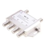 Fenteer 2x4 Splitter FTA TV LNB Switch 2