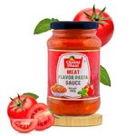 Chokhi Dhani Meat Flavor Pasta Sauce - 400 gm | Rich Meat-Flavoured Sauce | Perfect for Pastas | Pizzas | Grilled Meats | Ready-to-Use | Spread Sauce | Premium Ingredients