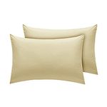 Divine Textiles Pillow Cases standard House Wife Pair - Beige