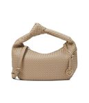 Anne Klein Mini Woven Hobo-shoulderbag, Stone/Stone, M