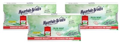 Mountain Breeze Mouth Freshner Sugar-Free Paanmint Fresh Breath Strips Blister Pack of 9 (24strips each)