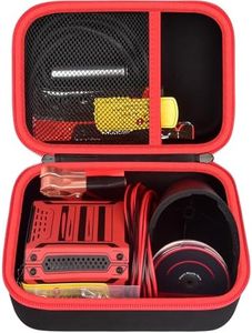 casmilee Case for AutoLine Pro Automotive Smoke Machine EVAP Vacuum Leak Tester, Storage Bag Hold Air Compressor Motor, Smoke Fluid, Cone and Gas Cap EVAP Adapter (Box Only)