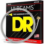 DR Strings MR-45 HIBEAM Stainless Steel Bass Strings: Medium 45105