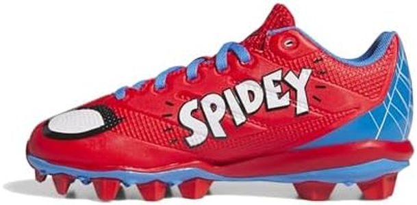 adidas Unisex-Kids Adizero Impact 2.0 Molded Sm, Team Victory Red/White, 1.5
