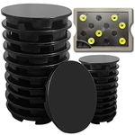 Ulrempart Plant Spacer Kit Compatible with AG Garden Harvest, Bounty, Farm, Extra, Ultra All Models Grow Deck Openings Plant Deck Openings, Platform Spacer Cover Lid Accessories, 25-Pack Black