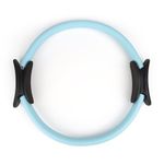 Phoenix Fitness Pilates Ring - Double Handle Exercise Circle Fitness Magic Circle Resistance Ring Dual Grip for Yoga Core Training - 15 Inch (Blue)