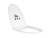 KOHLER REACH (Round) Antimicrobial, Quiet Close UF toilet Slim Seat Cover (White)