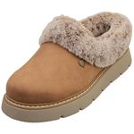 Skechers Women's Keepsakes LITE Cozy Blend Slipper, Chestnut, 5 UK