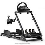 Dardoo Racing Simulator Cockpit Fit for Logitech,Thrustmaster,Fanatec G25 G27 G29 G920 Adjustable Gaming Frame, without Wheel, Pedal, Handbrake and Shifter