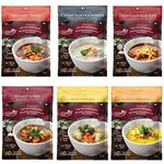 Falavory Handcrafted Top 6 Variety Pack Soup Seasoning Blends | 6 x 40g - 50g packets | Vegetable Tagine/Dads Hamburger/Creamy Seafood/Homestyle Beef & Chicken/Loaded Potato