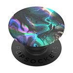 PopSockets: PopGrip - Expanding Stand and Grip with a Swappable Top for Smartphones and Tablets - Oil Agate