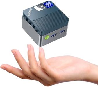 GMKtec Mini PC N97 G5 Micro Ordinateur de Bureau Intel Alder Lake N97 12ème génération (jusqu'à 3,60 GHz), 12 Go DDR5, 512 Go de disque dur pour entreprise, école